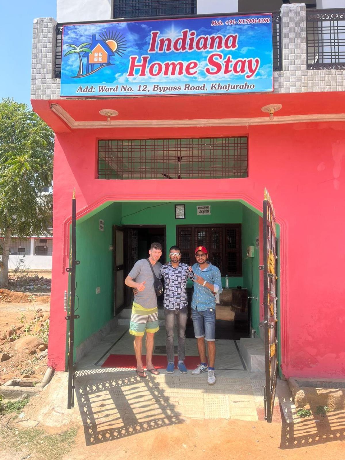 Indiana Home Stay Кхаджурахо Экстерьер фото